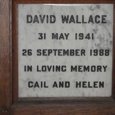 WALLACE David 1941-1988