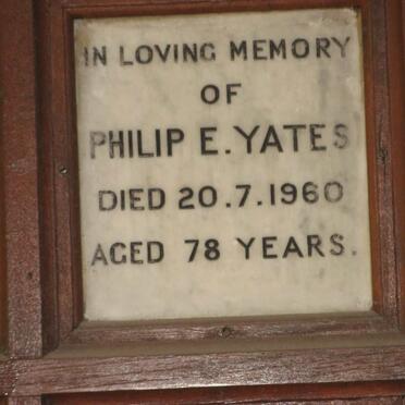 YATES Philip E. -1960