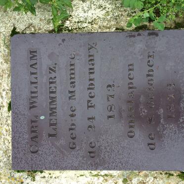 LEMMERZ Carl William 1872-1782