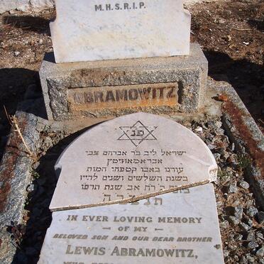 ABRAMOWITZ Lewis -1926