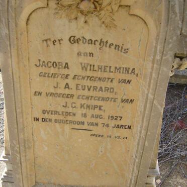 EUVRARD Jacoba Wilhelmina voorheen KNIPE -1927