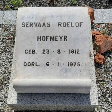 HOFMEYR Servaas Roelof 1912-1975