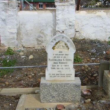 KRIEL Magdalena S. nee MARAIS 1895-1933