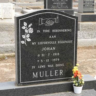 MULLER Johan 1918-1979
