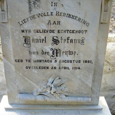 MERWE Daniel Stefanus, van der 1861-1914