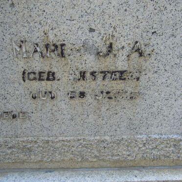 MALHERBE Maria J.A. nee EKSTEEN