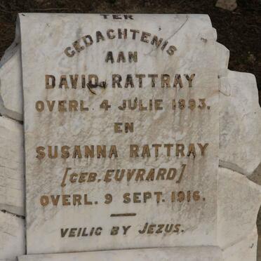 RATTRAY David -1893 &amp; Susanna EUVRARD -1916
