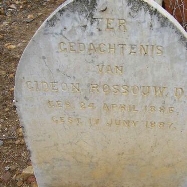 ROSSOUW Gideon 1886-1887