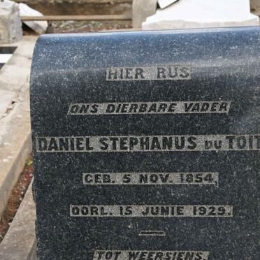 TOIT Daniel Stephanus, du 1854-1929