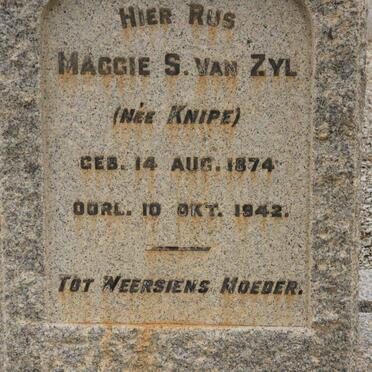 ZYL Maggie S., van nee KNIPE 1874-1942