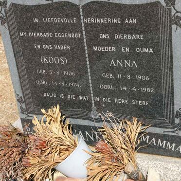? Koos 1906-1974 &amp; Anna 1906-1982