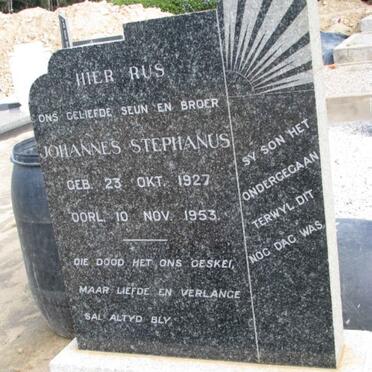 KRIEL Johannes Stephanus 1927-1953