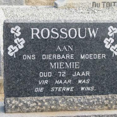 ROSSOUW Miemie