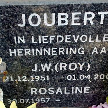 JOUBERT J.W. 1951-200? &amp; Rosaline 1957-