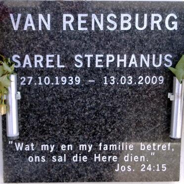 RENSBURG Sarel Stephanus, van 1939-2009