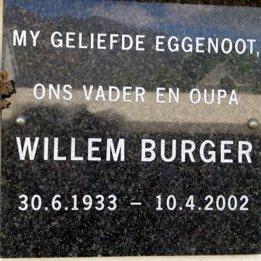 BURGER Willem 1933-2002