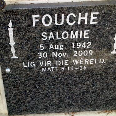 FOUCHE Salomie 1942-2009