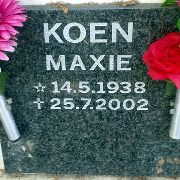 KOEN Maxie 1938-2002