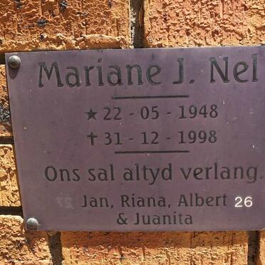 NEL Mariane J. 1948-1998