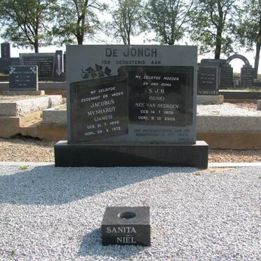 JONGH Jacobus Mynhardt, de 1896-1972 &amp; S.J.H. VAN HEERDEN 1905-2000 