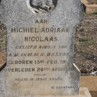 BASSON Michiel Adriaan Nicolaas 1914-1914