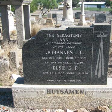 HUYSAMEN Johannes J.T. 1899-1951 &amp; Elsie G.P. 1905-1988 :: HUYSAMEN Gertjie -1932