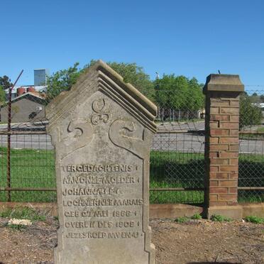 LOCHNER Johanna E. nee MARAIS 1866-1909