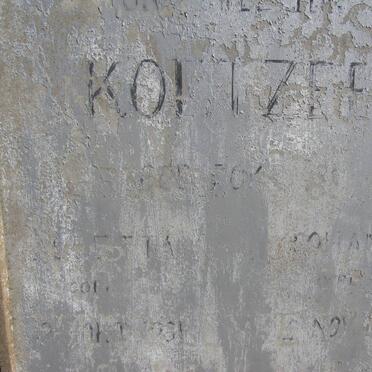 RUST Catharina Hendrina nee HANEKOM :: KOETZEE Aletta 1931-1931 :: KOETZEE Johanna 1931-1931