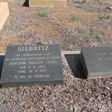 SIEBRITZ Joachim Paulus 1922-1977 :: SMIT P.G.C.