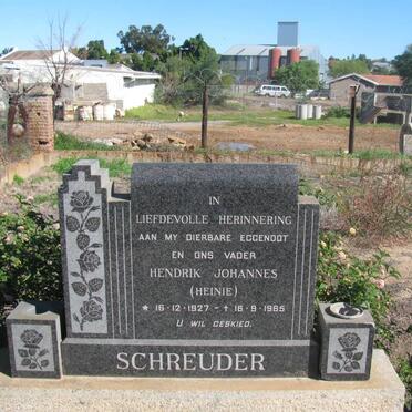 SCHREUDER Hendrik Johannes 1927-19?5