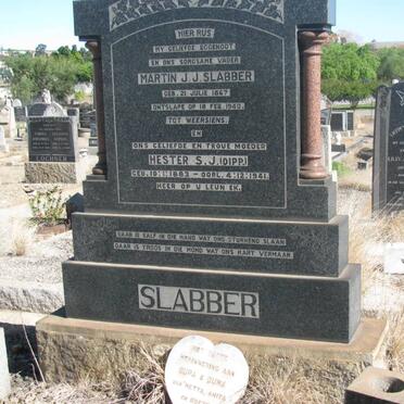 SLABBER Martin J.J. 1867-1940 &amp; Hester S.J. DIPP. 1883-1941
