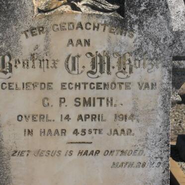 SMITH Beatrix C.M. nee KOTZE -1914