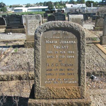THEART H.J.C. 1870-1953 &amp; Maria Johanna 1885-1944
