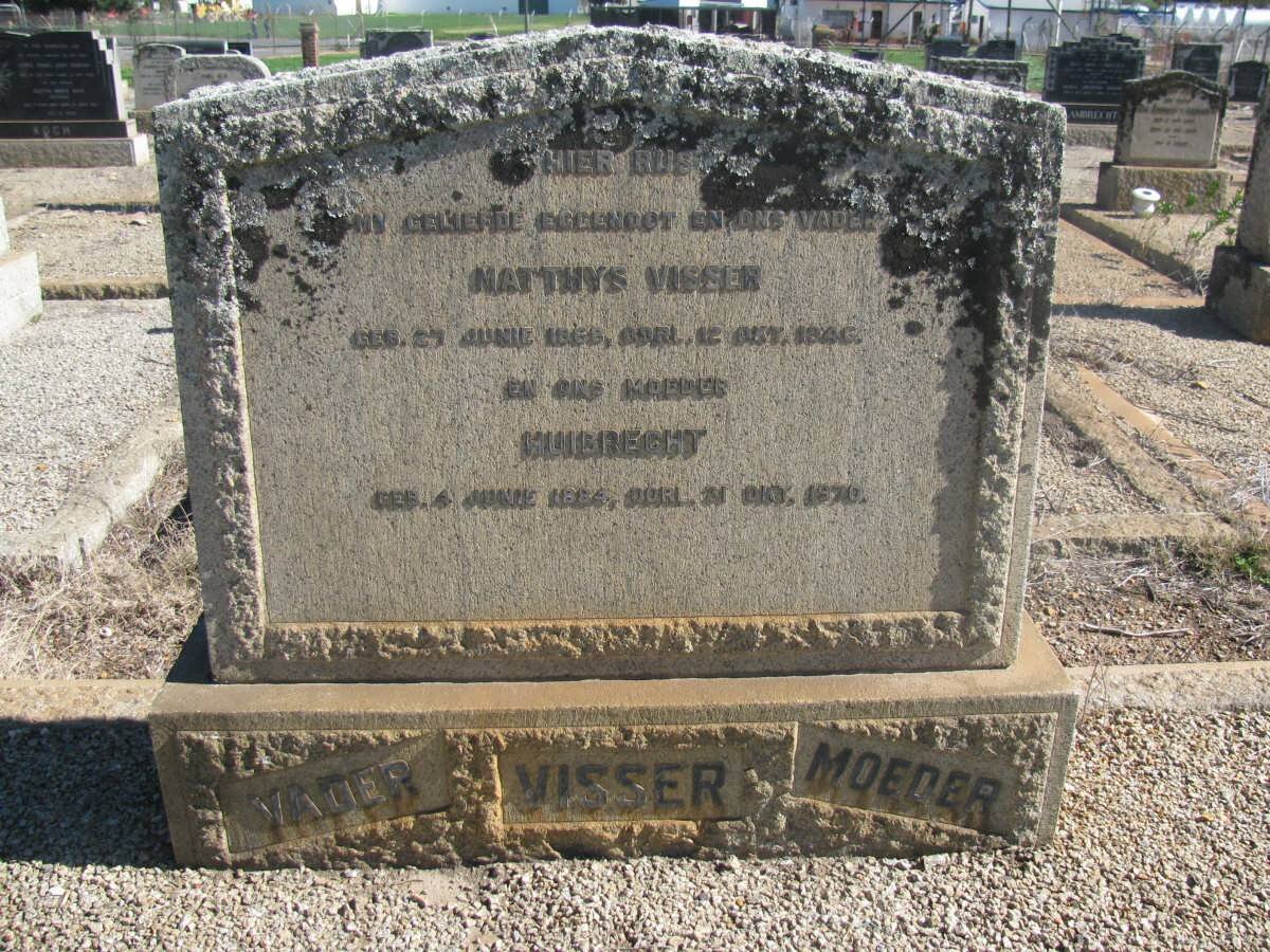 VISSER Matthys 1868-1946 &amp; Huibrecht 1884-1970