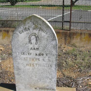 WESTHUYZEN Kindje, v.d.