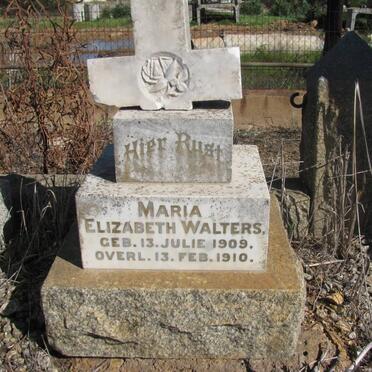 WALTERS M.M. 1864-1957 &amp; Maria Elizabeth RUST 1866-1933 :: WALTERS Maria Elizabeth 1896-1900