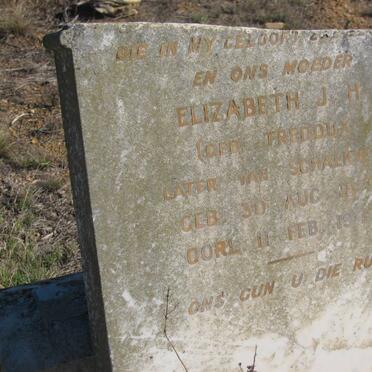 WESTHUIZEN Nicolaas W., van der 1878-1918 &amp; Elizabeth J.H. VAN SCHALKWYK nee TREDOUX 1879-1943