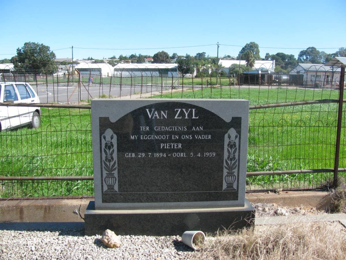 ZYL Pieter, van 1894-1959
