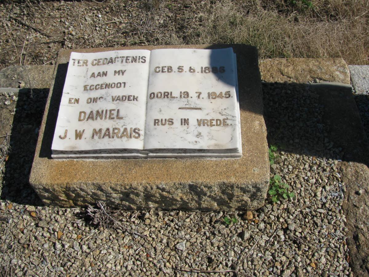 MARAIS Daniel J.W. 1886-1945