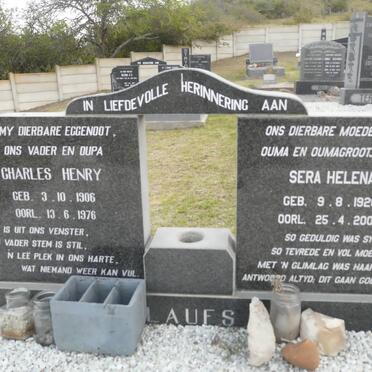 LAUFS Charles Henry 1906-1976 &amp; Sera Helena 1926-2005