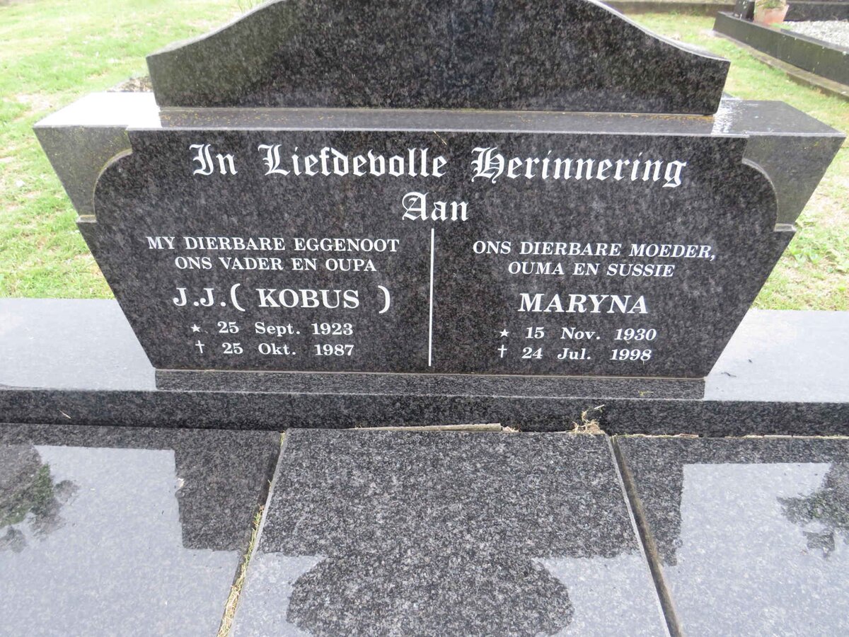 BENEKE J.J. 1923-1987 & Maryna 1930-1998 _2