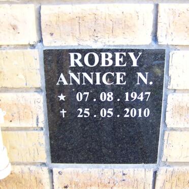 ROBEY Annice N. 1947-2010