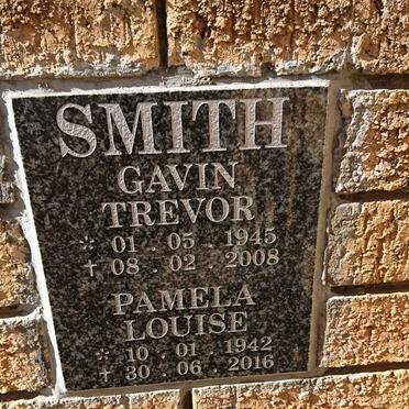 SMITH Gavin Trevor 1945-2008 &amp; Pamela Louise 1942-2016