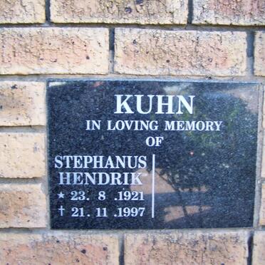 KUHN Stephanus Hendrik 1921-1997