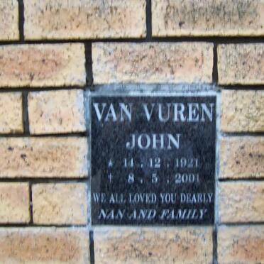 VUREN John, van 1921-2001