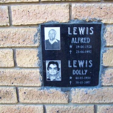LEWIS Alfred 1928-1992 &amp; Dolly 1934-2007