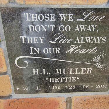 MULLER H.L. 1959-2014