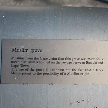 2. Plaque at the gravesite