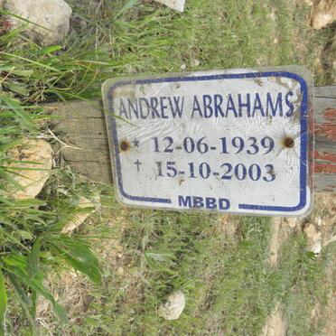 ABRAHAMS Andrew 1939-2003