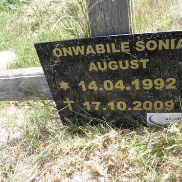 AUGUST Onwabile Sonia 1992-2009